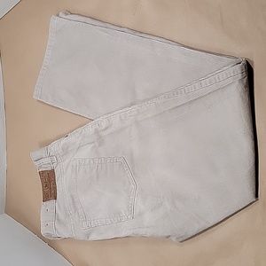 Lauren Jeans Co. Taupe Size 8P, Corduroy Straight Leg Pants, EUC